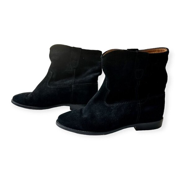 Isabelle Marant Etoile Black Suede Crisi boots. Size‎ 37EU - Picture 5 of 15